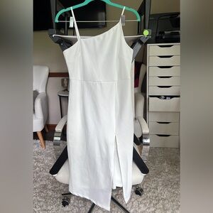 Just Quella white formal dress small